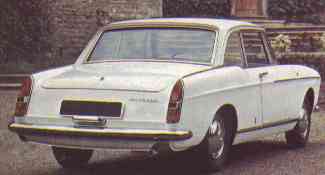 Peugeot 404 rear view